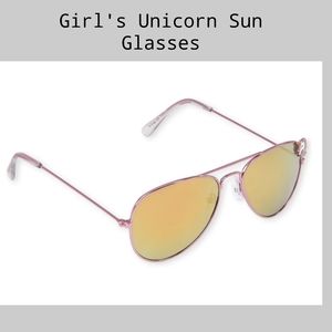 NWT!"GIRL'S UNICORN SUN GLASSES